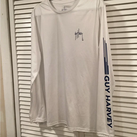 Guy Harvey Long Sleeve “Layered Marlin & Swordfish” Sun Protection Fishing Shirt - Picture 6 of 6